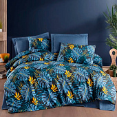  Комплект постельного белья EFOR RANFORCE (MONESTERA) евро ПВХ 