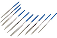 Набор алмазных надфилей Vertextools, 10 шт, F140
