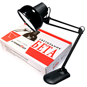 Светильник настольный 60Вт Е27 ННБ37-60-160 белый/черный /Бета-К+ Светильник настольный 60Вт Е27 ННБ37-60-160 белый/черный /Бета-К+