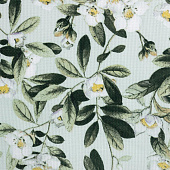  Скатерть Доляна Apple flowers, 146х220 см, хлопок, рогожка, 9322506 