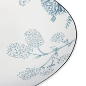 Тарелка подстановочная BY COLLECTION Флорес опаловое стекло 24 см 818-580 Тарелка подстановочная BY COLLECTION Флорес опаловое стекло 24 см 818-580