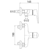 Смеситель для душа Vista 5740267C-S Gross Aqua Смеситель для душа Vista 5740267C-S Gross Aqua