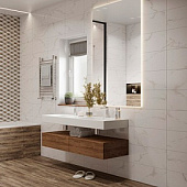  Плитка  25х50 Вернон Белый /БерезаКерамика (1,375м2) 