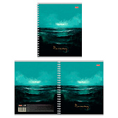 Тетрадь 48л А5 клетка, гребень, картонная обложка, Водный пейзаж, Т48-4850 Тетрадь 48л А5 клетка, гребень, картонная обложка, Водный пейзаж, Т48-4850