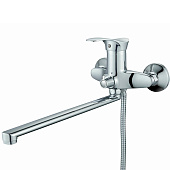 Смеситель для ванны излив 35см хром A0163/XRP163  Aloute 