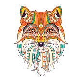 Алмазная мозаика Остров сокровищ 20х20 см, "Восточная лисица", в деревянной рамке, 662443 Алмазная мозаика Остров сокровищ 20х20 см, "Восточная лисица", в деревянной рамке, 662443