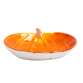 Блюдо Bright pumpkin 23 см,оранжевое, Тыква ANLAF-FDWS-031224-11