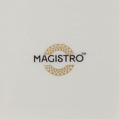 Тарелка обеденная с утолщённым краем Magistro La Perle 27 см белый 9225422 Тарелка обеденная с утолщённым краем Magistro La Perle 27 см белый 9225422