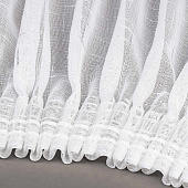 Тюль Лен 500х260 белый/серебро /Легранд Тюль Лен 500х260 белый/серебро /Легранд