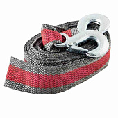  Трос буксировочный ленточный  5т 5м 2 крюка SKYWAY A-class в сумке 