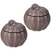 Набор горшочков для запекания с крышкой "тыква" по 250 мл 490-473 Набор горшочков для запекания с крышкой "тыква" по 250 мл 490-473