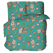  Комплект постельного белья 1,5 спальный Mariya DeLuxe Чоко 500076/1 А+В 