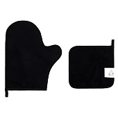 Кухонный набор 2 предмета Этель Home цв.чёрный 10472189 Кухонный набор 2 предмета Этель Home цв.чёрный 10472189