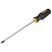 Отвертка PH2х200мм, CrV, трехкомпонентная рукоятка, Denzel Отвертка PH2х200мм, CrV, трехкомпонентная рукоятка, Denzel