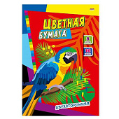 Бумага цветная А4 двухсторонняя 8л/16цв. Яркий попугай-1(50) 08-4427 Бумага цветная А4 двухсторонняя 8л/16цв. Яркий попугай-1(50) 08-4427