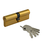  Цилиндр ключ/ключ МЦ-ЛУ-90 (латунь) (45-45) англ.кл. Нора-М 