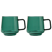  Кружки (набор 2шт) Maxwell & Williams 593  (зелёный) "Blend Sala" 0.4л MW593-LQ0094 