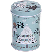 Банка жестяная "Снежинка" 250мл 6,2х9см 894-349 Банка жестяная "Снежинка" 250мл 6,2х9см 894-349