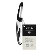 Овощечистка вертикальная 18 см Satoshi нержавеющая сталь 882-412 Овощечистка вертикальная 18 см Satoshi нержавеющая сталь 882-412