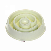 Миска пластиковая для медленного кормления Колор-Собака 21х18,5х4,5см цвет нежно-голубой 321-0415 Миска пластиковая для медленного кормления Колор-Собака 21х18,5х4,5см цвет нежно-голубой 321-0415