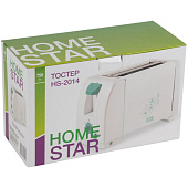 Тостер HOMESTAR HS-2014 750Вт, корпус пвх/сталь, 7 степеней поджаривания Тостер HOMESTAR HS-2014 750Вт, корпус пвх/сталь, 7 степеней поджаривания