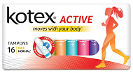 Тампоны Котекс Эктив нормал 16 шт (24) Тампоны Котекс Эктив нормал 16 шт (24)
