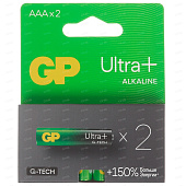  Батарейка AAA G-tech  Alkaline LR03, 2шт, GP ULTRA 