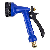 Пистолет металл. 6 режимов, синий с латун.адаптером 0157488 Пистолет металл. 6 режимов, синий с латун.адаптером 0157488