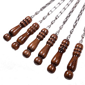  Шампур Шар 630х12х2,5 мм прямой с дерев.ручкой 2К-410 Д2516 