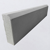 Бордюрный камень серый 1000х200х75мм Бордюрный камень серый 1000х200х75мм