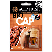 Ароматизатор подвесной бутыл. AURA FRESH BIO CAP 6мл Coffee Ароматизатор подвесной бутыл. AURA FRESH BIO CAP 6мл Coffee
