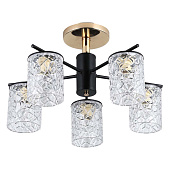  Люстра классическая 12158/5FG+BK CL 40Вт E27 /ЭкономСвет 