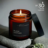  Свеча ароматическая "BLACK LEATHER" 90 гр. 