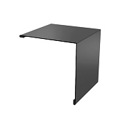 Планка угла наружного 0,4х115х115 L=2м (RAL 7024)серый графитовый Планка угла наружного 0,4х115х115 L=2м (RAL 7024)серый графитовый