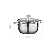 Кастрюля Катунь Диана 3,5л, KT01-D-30