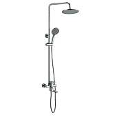 Душевая стойка цинк хром R9004F-1 Rainsberg Душевая стойка цинк хром R9004F-1 Rainsberg