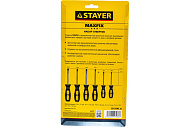 Набор отверток 6шт, двухкомпонентная рукоятка, магнитный наконечник, STAYER Набор отверток 6шт, двухкомпонентная рукоятка, магнитный наконечник, STAYER