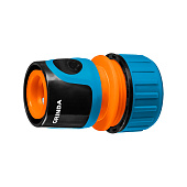 Соединитель  1/2",GRINDA  TC-12, пластиковый с покрытием TPR, 8-426425 