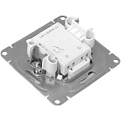 Выключатель встраиваемый 1 клавиша, цвет белый, с подсветкой, EKF Эпика Выключатель встраиваемый 1 клавиша, цвет белый, с подсветкой, EKF Эпика