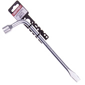 Ключ балонный L-образный 17х350мм SKYWAY кованый с лопаткой Ключ балонный L-образный 17х350мм SKYWAY кованый с лопаткой