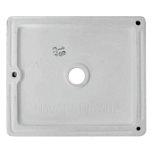 Раковина накладная Novel Slim 400х349х110 WB.CT/Novel/40-N.Slim/WHT.G/S1 Sanita Lux