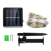  Садовая гирлянда-нить 100LED белый холодный SLR-G03-100W /ФАZA 