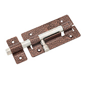  Задвижка дверная ЗД-01 антик медный 