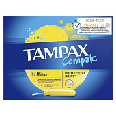  Тампоны TAMPAX Compak  Regular Duo 16шт 