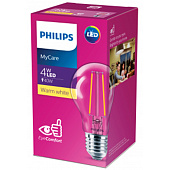  Лампа филаментная Е27 4Вт 3000К груша/Philips 