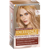 Краска для волос L'O Excellence Creme Универсальные нюдовые оттенки 9U Ун. очень светло-русый Краска для волос L'O Excellence Creme Универсальные нюдовые оттенки 9U Ун. очень светло-русый