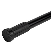  Карниз для ванной 110-200м алюминий черный 109494 Рыжий кот 