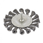 Щетка дисковая д/дрели 100мм круч. метал. пров. Matrix Щетка дисковая д/дрели 100мм круч. метал. пров. Matrix