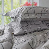 Комплект постельного белья Cleo сатин Notte Bianca с одеялом евро 32/005-NBO Комплект постельного белья Cleo сатин Notte Bianca с одеялом евро 32/005-NBO