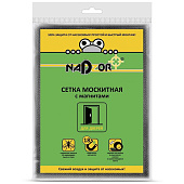  Сетка москитная с крепежом 1х2,1м с магнитами, в пакете, узор, Nadzor/20 MSN020MPU 17209 